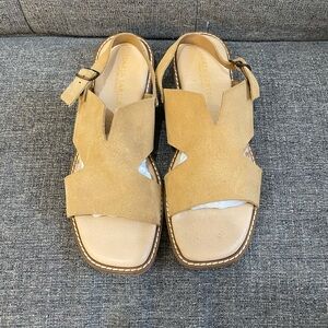 ILARIA SARTORI ITALY Tan Sandals Women Size 8